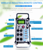 Whacker de control remoto de mecanizado industrial universal IP67 DH01 con Joystick para prensado de soldadura para rodillo de tanque