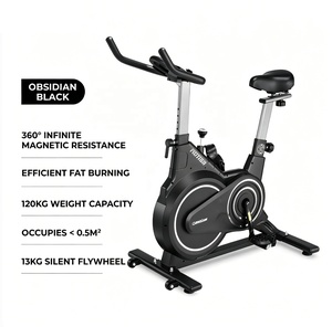 Vélo <span class=keywords><strong>de</strong></span> spinning à résistance magnétique silencieuse, vélo d'exercice d'intérieur pour la maison, vélo stationnaire professionnel avec moniteur <span class=keywords><strong>de</strong></span> fréquence cardiaque - Product Image 5