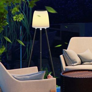 Lampes solaires de sol imperméables pour l'extérieur, lampes solaires de jardin décoratives pour l'intérieur, lampes solaires de sol LED avec support pour plantes - Product Image 1