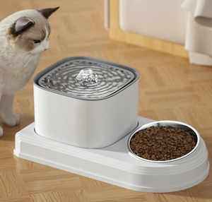 High Quality Automatic <strong>Pet</strong> Water Fountain with Stainless Steel Food <strong>Bowl</strong> Eco-friendly <strong>Durable</strong> <strong>Pet</strong> Feeder - Product Image 4