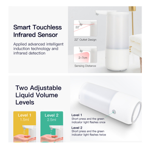 <span class=keywords><strong>Distributeur</strong></span> automatique de <span class=keywords><strong>savon</strong></span> <span class=keywords><strong>liquide</strong></span> SVAVO 250 ml pour la maison, à capteur de bureau - Product Image 5