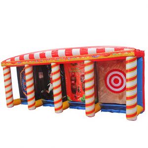 Stand de jeux gonflables commercial Winsun 4-en-1 pour carnaval, en PVC ignifuge et imperméable, installation facile - Product Image 1
