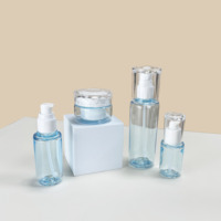 Contenant vide personnalisé pour soins de la peau, emballage cosmétique en PETG, usine, capacité 50ml 120ml 200ml, flacon compte-gouttes, flacon pompe pour lotion, pot à crème