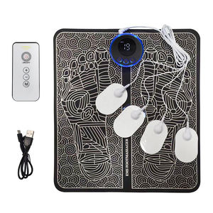 Intelligentes <span class=keywords><strong>EMS</strong></span> & <span class=keywords><strong>TENS</strong></span> Elektrisches Fußmassagegerät Vibrations-Wadenmuskel-Stimulator Bein- und Fußmassagegerät zur Schmerzlinderung - Product Image 2