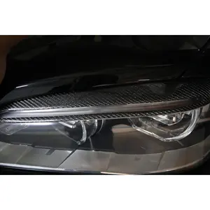 Z-ART 2014-2018 X5 X6 Carbon Fiber Lamp Cover Voor Bmw X5 X6 Carbon Fiber Wenkbrauw X6 Carbon fiber Wenkbrauwen Voor Bmw F15 F16