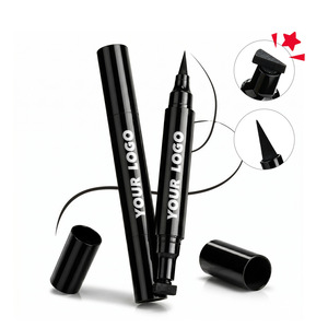 MLM Venta Caliente OEM Personalizado Delineador de Ojos de Doble Punta con Sello, Lápiz Delineador Líquido Negro Impermeable de Larga Duración a Prueba de Manchas, Marca Privada - Product Image 2