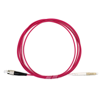 Cable de Fibra Óptica Personalizado OM4 Multimodo Dúplex Simplex con Conector LC SC FC ST MPO y Cubierta LSZH