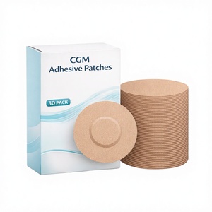 แผ่นปิดเซ็นเซอร์ <span class=keywords><strong>CGM</strong></span> เทปกาวสำเร็จรูป กันเหงื่อ ป้องกันการแพ้ ไม่ระคายเคืองผิว สำหรับผู้ป่วยเบาหวาน ตรวจวัดระดับน้ำตาลในเลือด สารสกัดจากพืช - Product Image 2