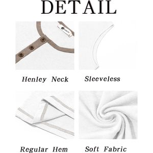 2025 Người Đàn Ông Của Không Tay Tập Thể Dục Tank Tops Giản Dị Cơ Bản Mùa Hè Bãi Biển Phòng Tập Thể Dục Cơ Bắp Henley Áo Sơ Mi Cho Thể Dục Dụng Cụ Quần Áo - Product Image 5