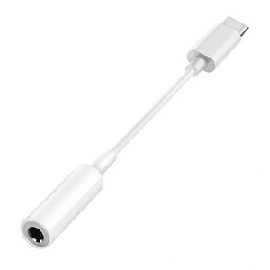สายเคเบิลอะแดปเตอร์เสียงแบบดิจิตอล OEM ระดับพรีเมียม Type C เป็น 3.5 มม. สำหรับหูฟัง 3.5 มม. และอุปกรณ์เสียง 3.5 มม. - Product Image 1