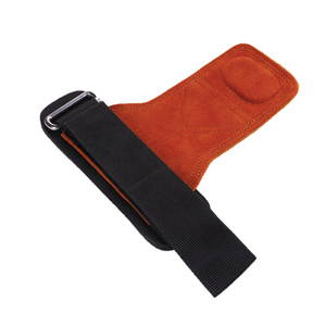 Poignées de musculation en <span class=keywords><strong>cuir</strong></span> personnalisées, protection des paumes, soutien des poignets pour la musculation, les exercices de gym et les entraînements - Product Image 3