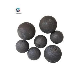 10MM-130MM Precio bajo Laminado en caliente Medios de molienda Chatarra Bolas de acero Precio Bola de acero forjado Bola de molienda de acero - Product Image 1