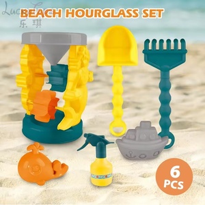 Juguetes <span class=keywords><strong>de</strong></span> Playa para Niños con Reloj <span class=keywords><strong>de</strong></span> Arena, Pala y Moldes para Arena, para Construir Castillos <span class=keywords><strong>de</strong></span> Arena al Aire Libre en Verano y Actividades Sensoriales - Product Image 2
