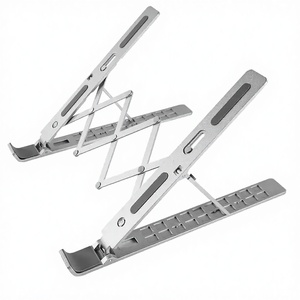 Foldable Adjustable Height Aircooled Laptop <b>Stand</b> with Anti-Corrosion for Bed Use Compatible Multiple Brands <b>Tablet</b> 10 17inch - Product Image 3