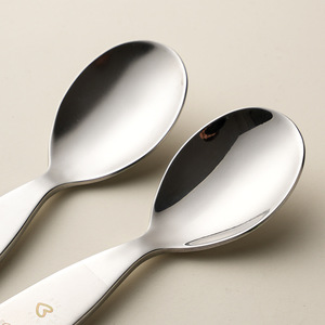 Cuillère à dîner pour enfants en acier inoxydable 304, couleur <span class=keywords><strong>argent</strong></span>ée, motif dessin animé mignon, pour la rentrée scolaire et l'usage domestique - Product Image 3