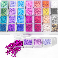 9000 pièces/boîte 28 couleurs verre Miyuki ensemble de perles de rocaille boîte emballage à grille individuelle pour bijoux à bricoler soi-même Bracelet Kit de fabrication