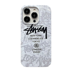 Custodia per telefono IMD antiurto in TPU morbido con design graffiti di marca popolare per iPhone 13 14 15 16 17 Pro Max - Product Image 4