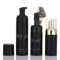 4oz 200ml 250ml Grande bouteille vide à pompe pour savon liquide à main 150ml Brosse 150ml Bouteille à pompe moussante Sérum de soin de la peau en plastique