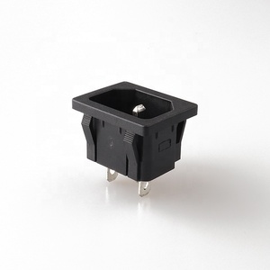 LZ-14-2 IEC 60320 C14 <span class=keywords><strong>presa</strong></span> di ingresso per l'apparecchio 10A/16A 250V (spessore del <span class=keywords><strong>pannello</strong></span> 1.0, 2) filo di saldatura disponibile omologato U L <span class=keywords><strong>VDE</strong></span> - Product Image 1