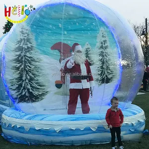 Location de boules de neige gonflables transparentes pour tente de Noël