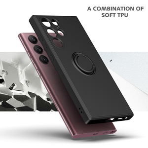 Gscase เคสโทรศัพท์ซิลิโคนเหลวแบบมีห่วง360องศากันกระแทกสำหรับ iPhone 16 Pro Max 15 Plus สำหรับ A16 Samsung - Product Image 2