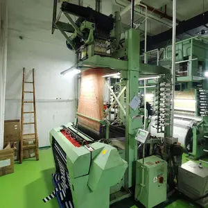 Mesin tenun Label pakaian digunakan mesin pembuat Label pakaian Muller kondisi baik MBJ2