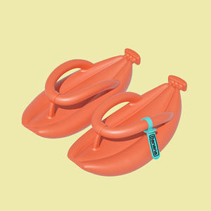 Chanclas <span class=keywords><strong>de</strong></span> Verano para Mujer con Diseño <span class=keywords><strong>de</strong></span> Plátano, Sandalias <span class=keywords><strong>de</strong></span> EVA Antideslizantes con Amortiguación para <span class=keywords><strong>Playa</strong></span>, Pantuflas Transpirables con Masaje al por Mayor - Product Image 4