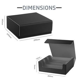 Boîte de rangement pour cartes FX Large Card Deck Box, capacité de 1800+ cartes à collectionner, 3 rangées, compatible avec les cartes Commander Magic the Gathering - Product Image 3
