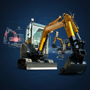 Miniexcavadora <span class=keywords><strong>de</strong></span> 1.8 Toneladas con Motor, Enganche Rápido, Capacidad <span class=keywords><strong>de</strong></span> Cucharón <span class=keywords><strong>de</strong></span> 0.02m3 <span class=keywords><strong>para</strong></span> Construcción y Uso Agrícola - Alta Eficiencia - Product Image 3