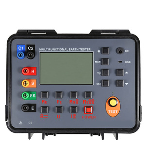 เครื่องวัดความต้านทานกราวด์แบบแคลมป์มิเตอร์แบบคู่พร้อมจอแสดงผล LCD ความแม่นยำ 2% AC 0-100V (ประเภทมัลติฟังก์ชั่น) NCEL JSDZ906 - Product Image 5
