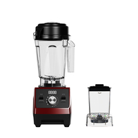 Licuadora RANBEM de Alta Velocidad para Uso Comercial y Doméstico, 2200W, Motor de Cobre Puro, 8 Velocidades, 6 Cuchillas, Trituradora de Hielo, 2000ml