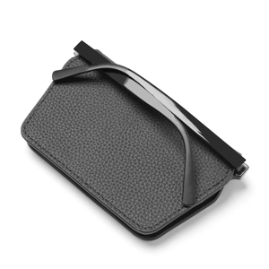 Custodia per <span class=keywords><strong>Occhiali</strong></span> in Pelle Nera con <span class=keywords><strong>Clip</strong></span>, Porta <span class=keywords><strong>Occhiali</strong></span> da Sole, Resistente ai Graffi, Borsa Protettiva da Viaggio - Product Image 2