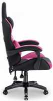 Chaise de Gaming Polonaise Pivotante avec LED Cœur, Éclairage RGB, Fonctionnelle, pour PC Gamer, Chambre Gamer, avec Massage