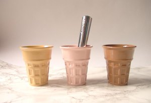 Bán Buôn Gốm Waffle Cone Ice Cream Cup Cone - Product Image 5