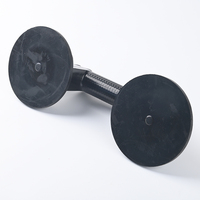Ventosa manual de vacío de 123 mm para vidrio, herramienta de elevación de azulejos con función de arranque y parada, juego de ventosas de aluminio de alta resistencia para vidrio