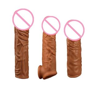 Funda de silicona líquida Yunman de un solo puerto y doble puerto, funda Wolf Tooth para uso masculino, funda vaginal, juguete sexual realista y portátil. - Product Image 1