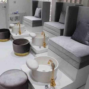 Équipement de spa pour manucure et pédicure individuelle sur mesure, fournitures pour ongles avec prise électrique, ensemble de fauteuils de pédicure Paris - Product Image 6