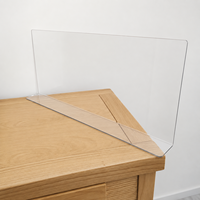 Barrière de protection transparente en PC pour bord de table, empêchant les objets de tomber, protection de bureau en plastique contre les interstices, conception sur mesure