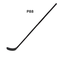 Bâton de hockey sur glace en fibre de carbone à motifs ZENK Professional avec flexibilité 20-105, multi-tailles et multi-poids pour l'entraînement