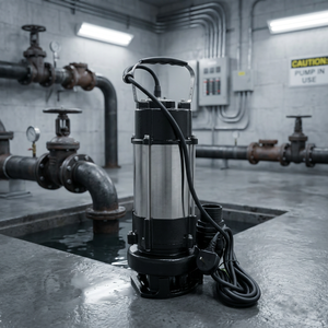 Pompe à eaux usées submersible de qualité supérieure SS SAMSON SEWAGE PUMP Pompe à eaux usées submersible en acier inoxydable - Product Image 1