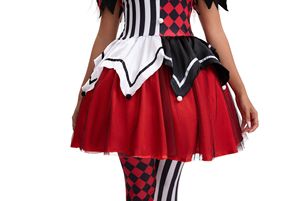 Costume de <span class=keywords><strong>Clown</strong></span> Fantôme <span class=keywords><strong>Horreur</strong></span> d'Halloween pour Femme Adulte, Jupe de Carnaval, Pâques, Cosplay, Spectacle Scénique - Product Image 5