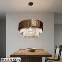 Lustre suspendu en fer doré antique avec cristaux, décoration intérieure de luxe, luminaire LED avec 2 ans de garantie