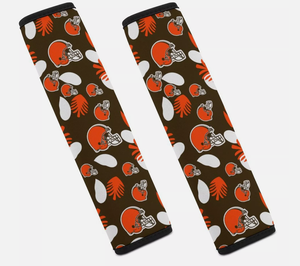 Los 32 equipos de Cleveland Browns pueden personalizar fundas de cinturón de seguridad de coche personalizadas de alta calidad que son antideslizantes y cómodas - Product Image 1