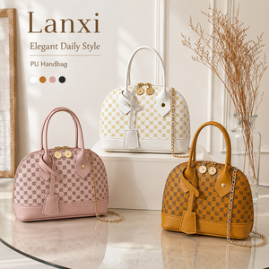 Sac à bandoulière de luxe en PU pour <span class=keywords><strong>femme</strong></span>, motif floral, avec fermeture éclair et doublure en polyester - Product Image 6