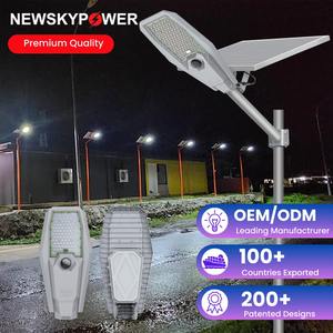 Lampadaire solaire LED industriel MJ-902 <span class=keywords><strong>Interstellar</strong></span> Warrior 200W 6500K avec détecteur de mouvement - Product Image 1