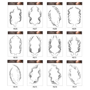 Vendita calda Tatuaggio Temporaneo frangia bordi dei bordi dei capelli del <span class=keywords><strong>bambino</strong></span> adesivo impermeabile bordo attaccatura dei capelli del tatuaggio adesivi - Product Image 3