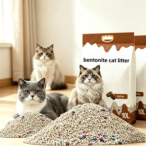 Arena para Gatos de Bentonita al por Mayor, Personalizada, de Marca Privada, de Aglutinación Rápida, en Forma de Bola, Libre de Polvo, Fácil de Limpiar, de Gran Capacidad - Product Image 1