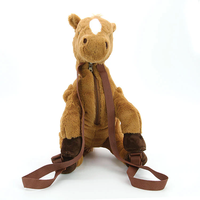 Sac à main en peluche souple en forme de cheval, jouet en peluche pour garçons, épaule