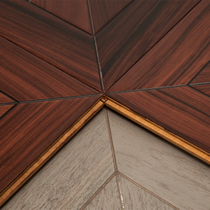 AVANTIMORA Piso de Parquet de Madera de Ingeniería Multicapa Negro Palisandro de 20mm, Grado ABC, Brillante, Ignífugo, con Certificación CE, para Restaurantes - Product Image 2