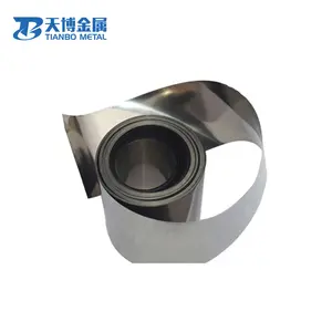 Astm B708 R05200 99.95% Gegloeid Ta1 Hoge Zuiverheid Tantaal Koudgewalst Chemische Folie Fabrikant Baoji Tianbo Metalen Bedrijf